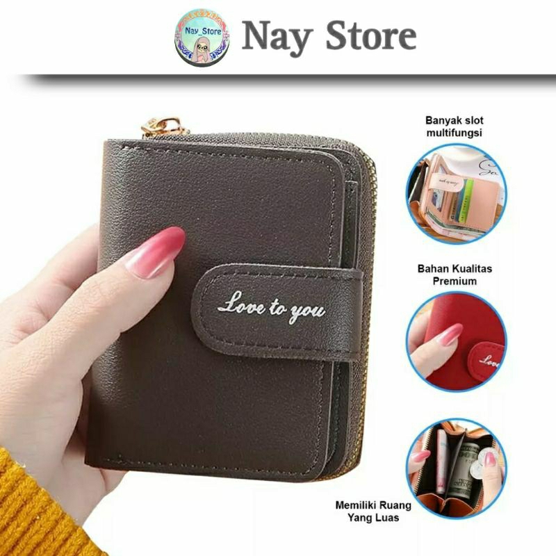 DOMPET WANITA LIPAT RESLETING | DOMPET WANITA IMPOR | DOMPET CEWEK