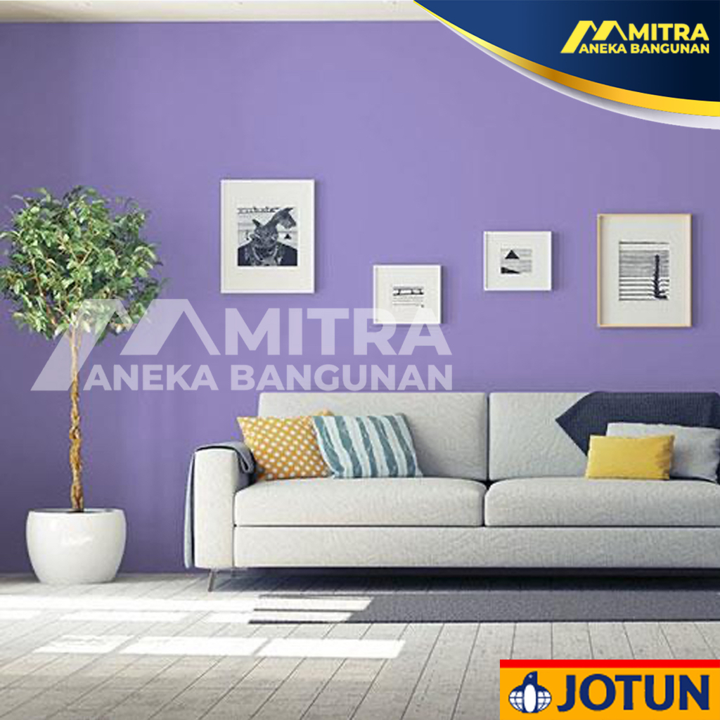 CAT TEMBOK JOTUN INTERIOR EKSTERIOR WARNA MAGIC CARPET 1248-6 / UNGU LILAC