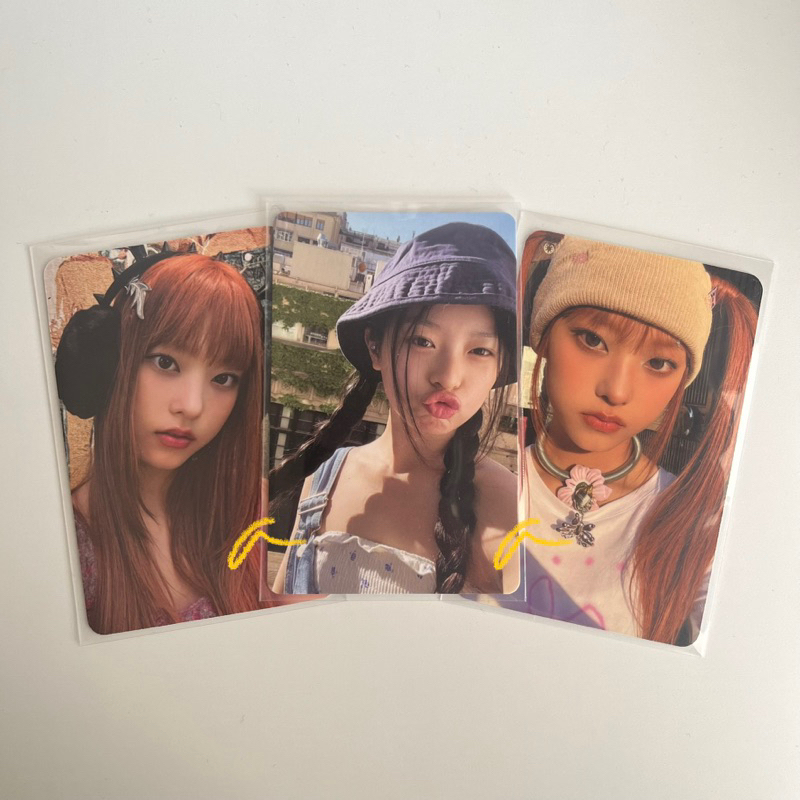 NEW JEANS NEWJEANS HAERIN PIGTAILS HEADPHONES HANNI BUCKET HAT NOOT NOOT OMG BLUEBOOK