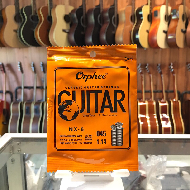 Senar Gitar Klasik Nylon Original Orphee NX-6 045 Ecer