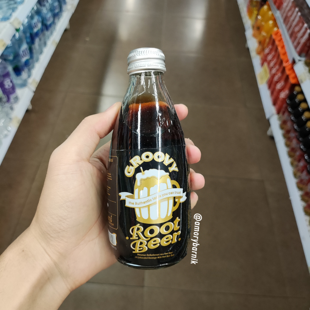 Minuman Botol GROOVY Root Beer 250ml