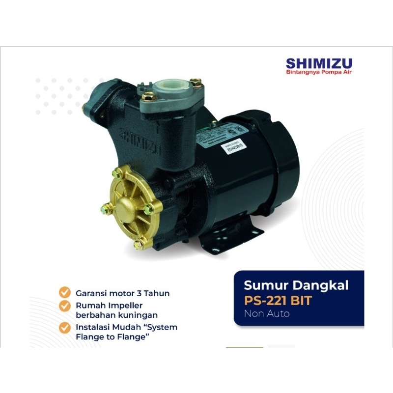 POMPA AIR  SHIMIZU PS-221 BIT