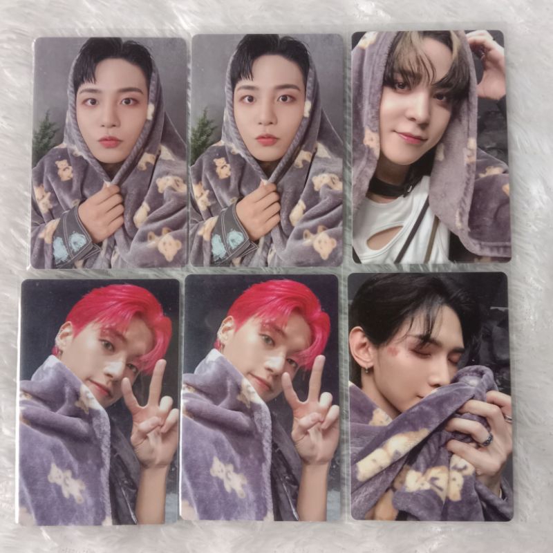 Photocard Pc Ateez Yunho Wooyoung Jongho Yeosang Selimut Cimut