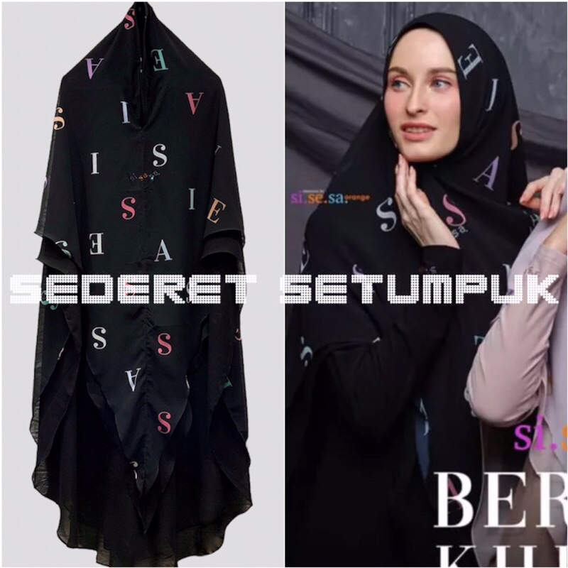 SISESA KHIMAR BERKHA VOL.8 BLACK (PRELOVED)