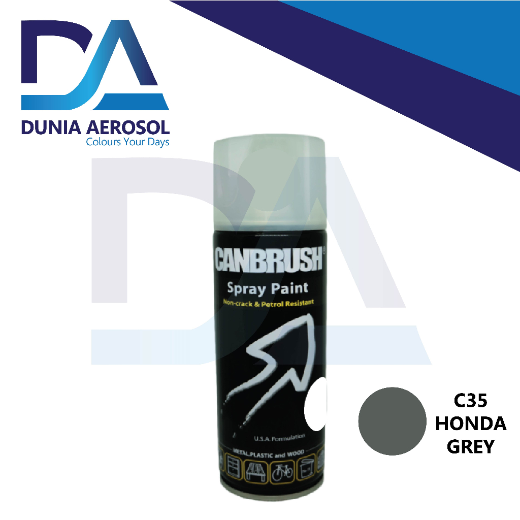 Cat Semprot Pilox Pylox Canbrush C35 Honda Grey
