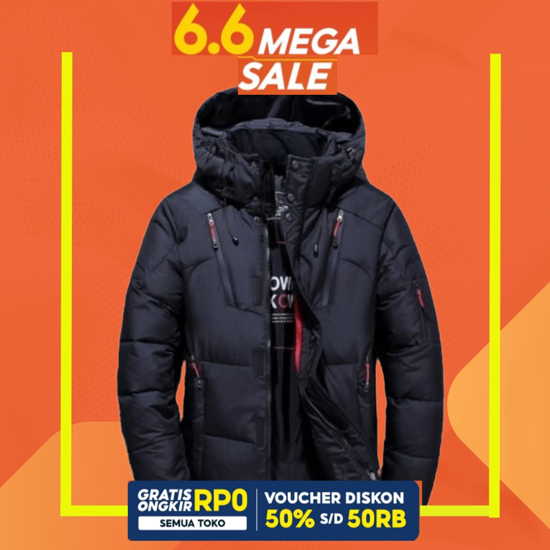 Jaket Anti Air Tebal MnG Pria wanita Waterproof Windproof Winter Outdoor Puffer Tebal Musim Dingin Outdor Touring Hangat Tahan Air Gunung Pendaki