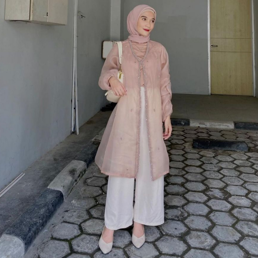 Kulot Satin Panjang / High Waist Pant / Celana Panjang Wanita