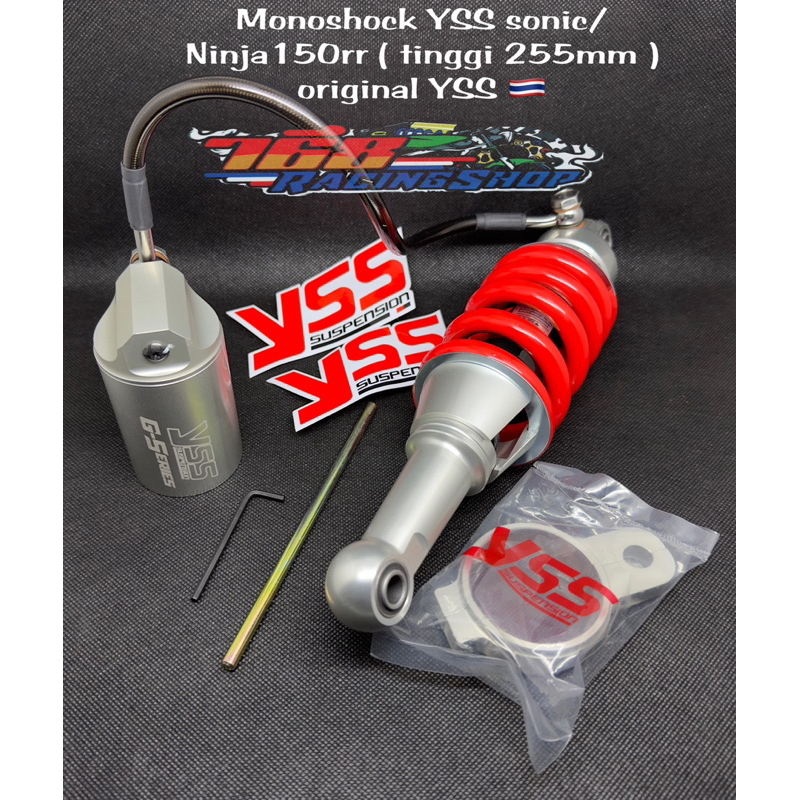 Monoshock shockbreker yss sonic/ninja150rr new old skok belakang yss tabung pisah original thailand
