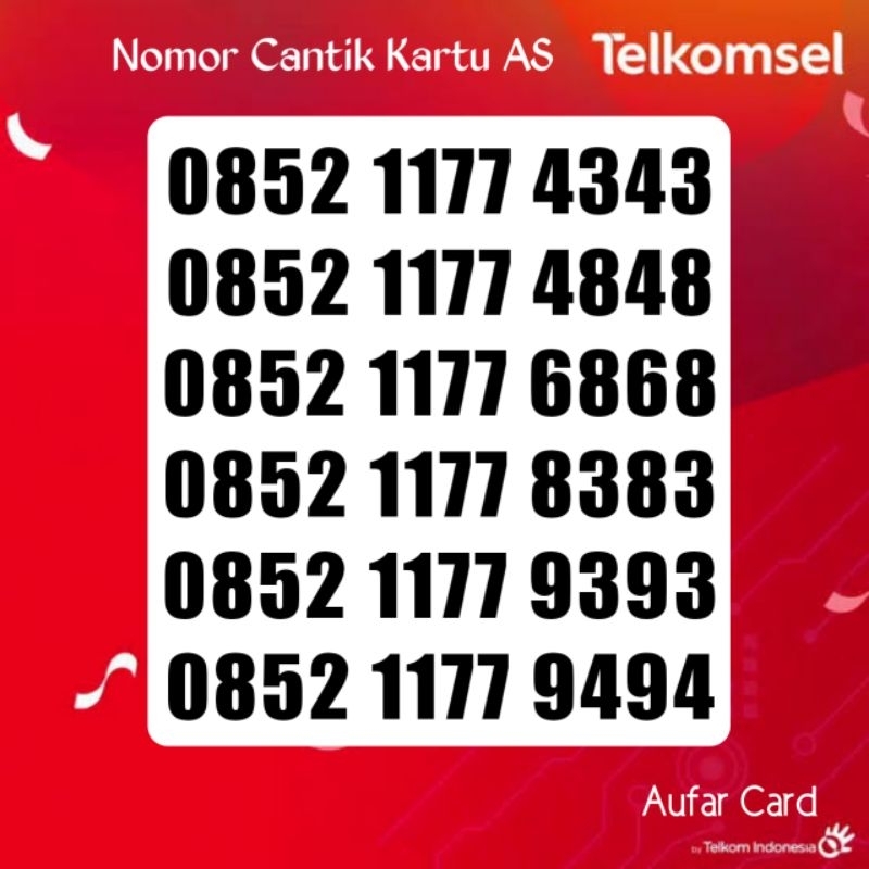 Nomor Nomer Cantik Kartu AS Cantik ekor AABB ABAB 4343 4848 8383 9494 1177 Sakti Combo