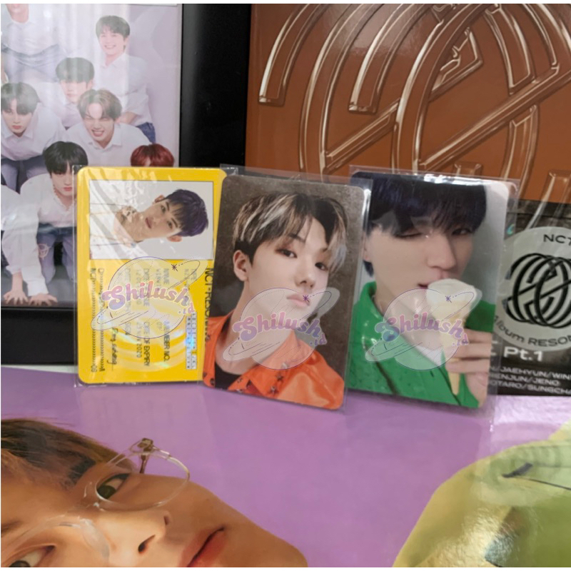 [READY] PC JENO ICE CREAM BEATBOX JISUNG WE BOOM ID CARD WINWIN DEPARTURE PHOTOCARD