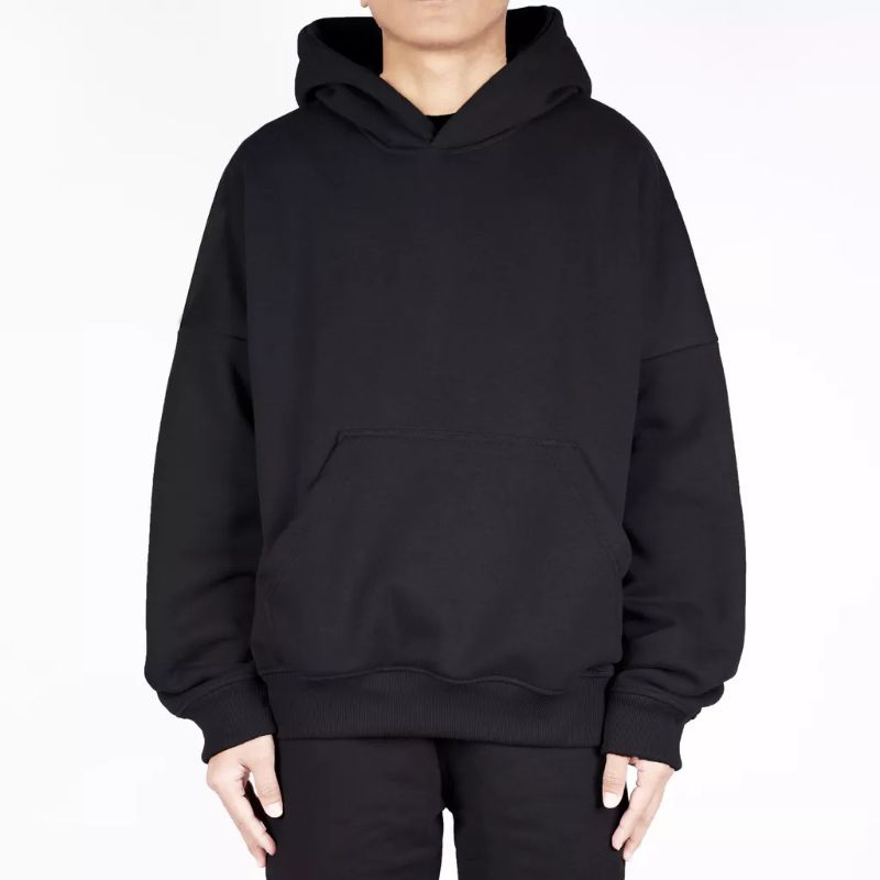 Warstudio - Hoodie Boxy Black polos