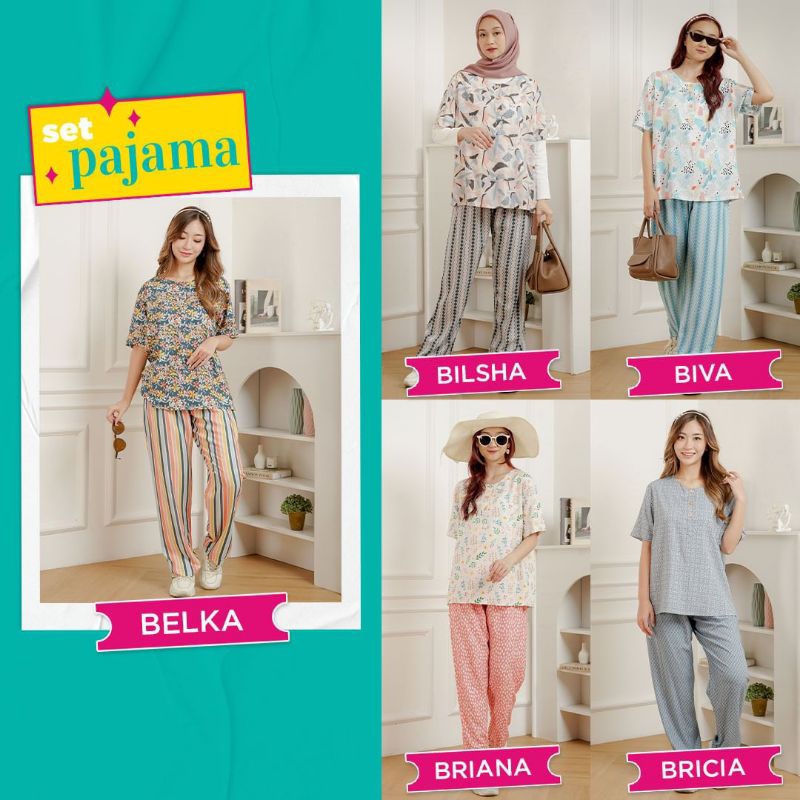 SETELAN CELANA PANJANG SET PAJAMA KUDAMAS COUTURE SEASON 17