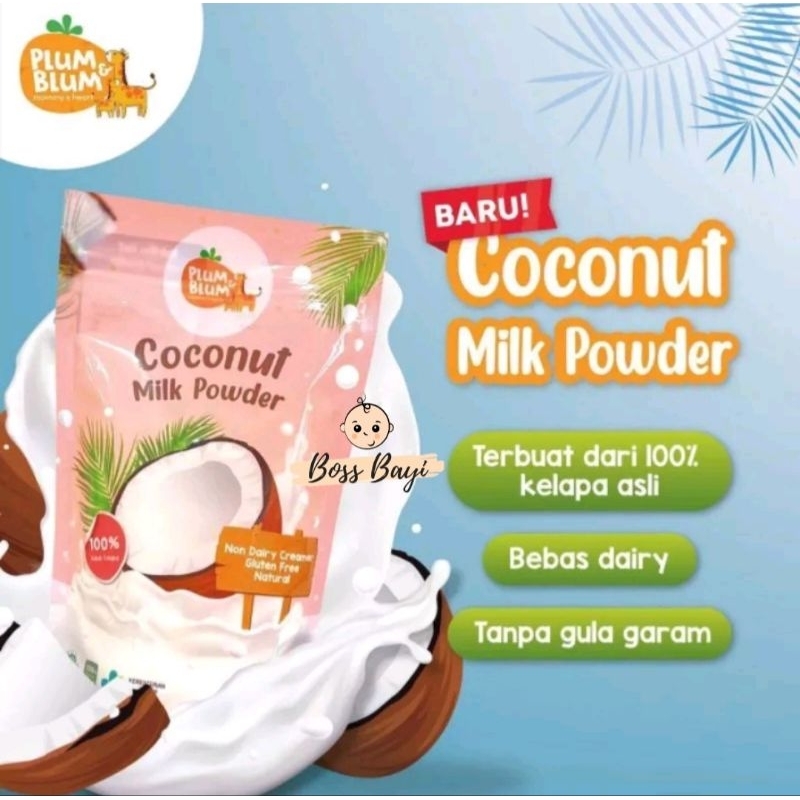 PLUM &amp; BLUM - Coconut Milk Powder | Coconut Sugar Organic (Bubuk Kelapa/Santan)