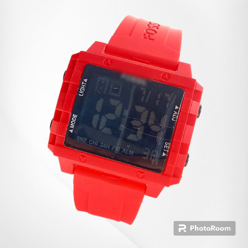 Jam Tangan Pria Digital Kotak Tahan Air