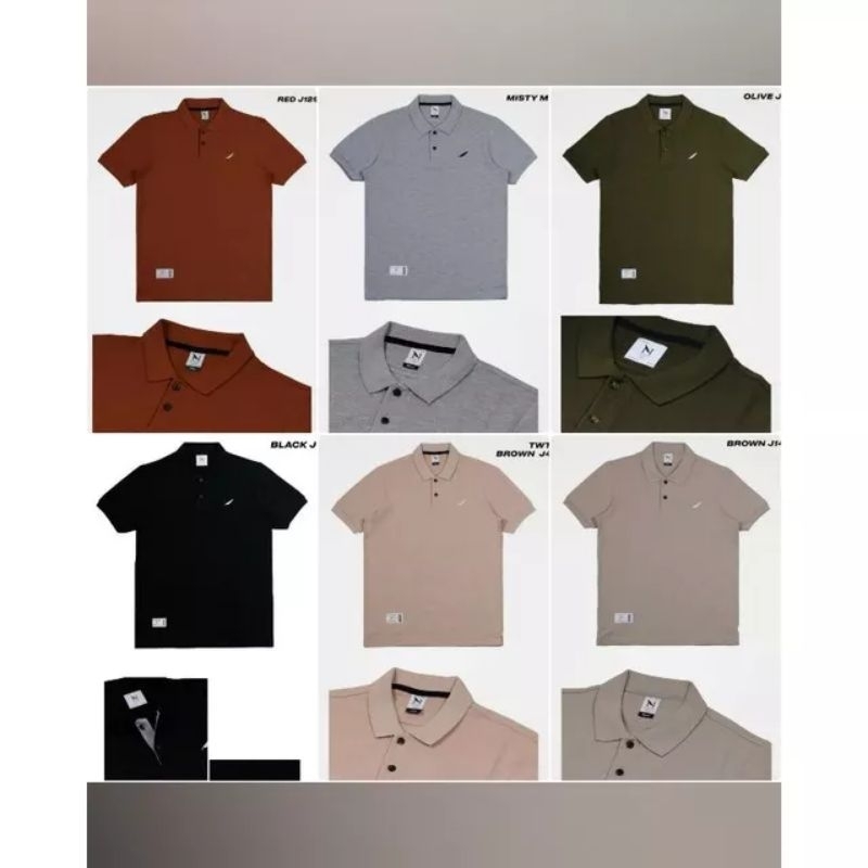 NITROGEN+Kaos Polo Pria /Kaos Kerah Lokal Brand /Tshirt Polo Premium