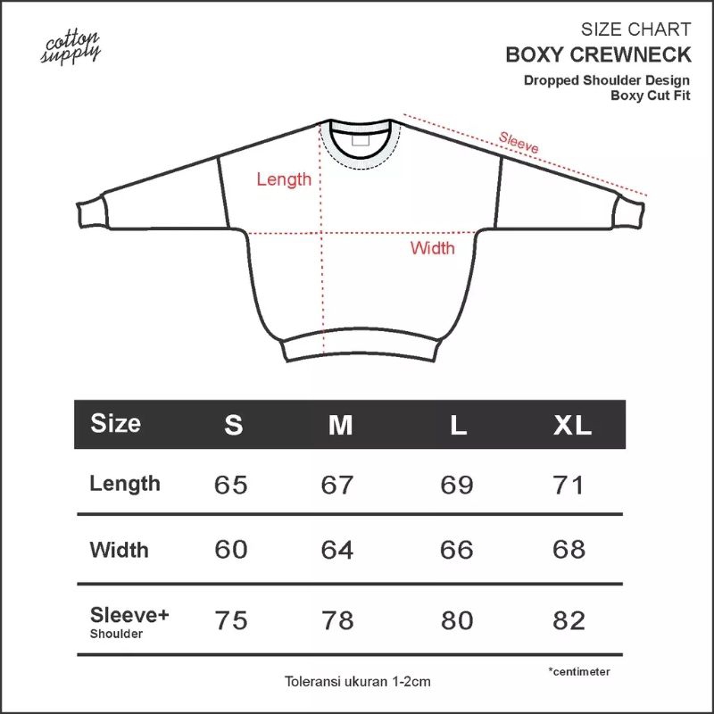 Warstudio - Crewneck Boxy Oversize Stanger Brown