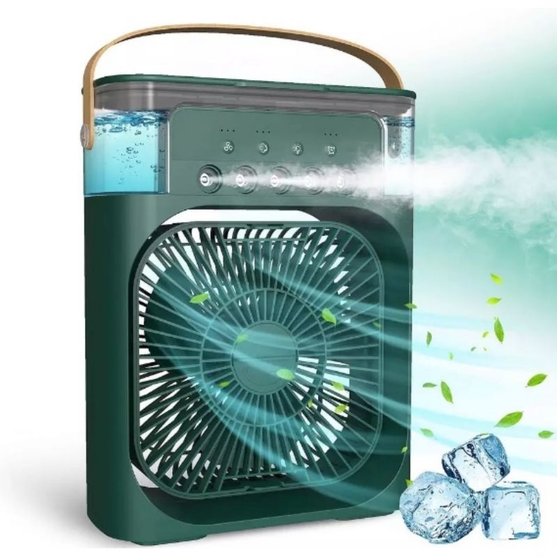 Kipas Pendingin AC Mini Portable Air Cooler Ruangan Dan Mobil Fan Kipas Mini V3 600ML