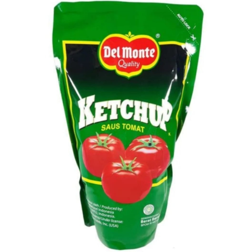 

Del monte saus tomat pouch 1kg