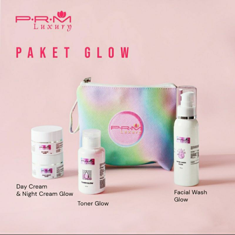 PAKET SKINCARE SERIES GLOW PRM LUXURY BPOM
