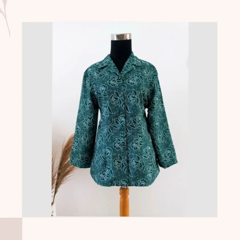 Baju Atasan Seragam PKK batik Nasional Full Furing