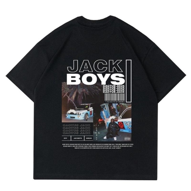 TSHIRT CACTUS JACK JACK BOYS | KAOS CACTUS JACK JACK BOYS UNISEX