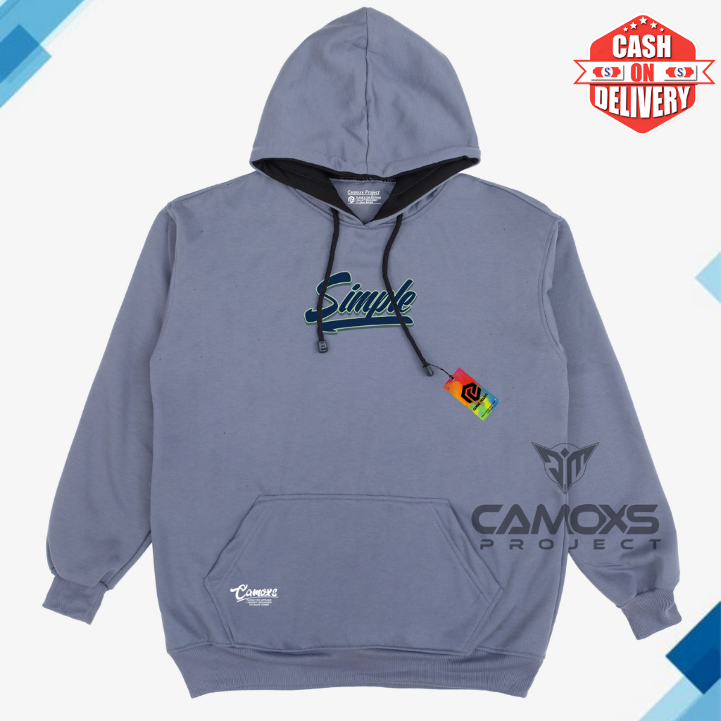 Jaket Pria Distro Terbaru 2023 Sweater Hoodie Cowok Keren Hodie Switer Pria Original SIMPLE Abu Paralon Lokal Brand Asli Jaket Hoodie Kekinian 2023