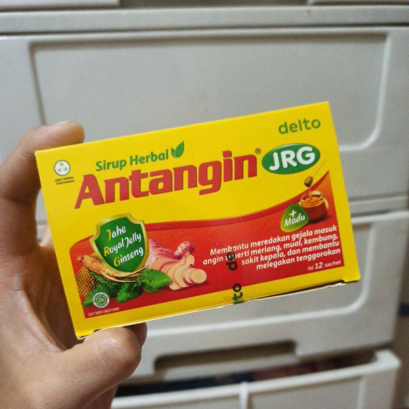 Antangin JRG cair sirup box 12 sachet masuk angin