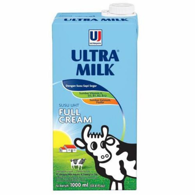 

Susu Ultra Milk UHT Full Cream 1lt