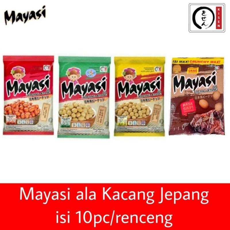 

Mayasi Kacang Jepang isi 10bj/ renteng