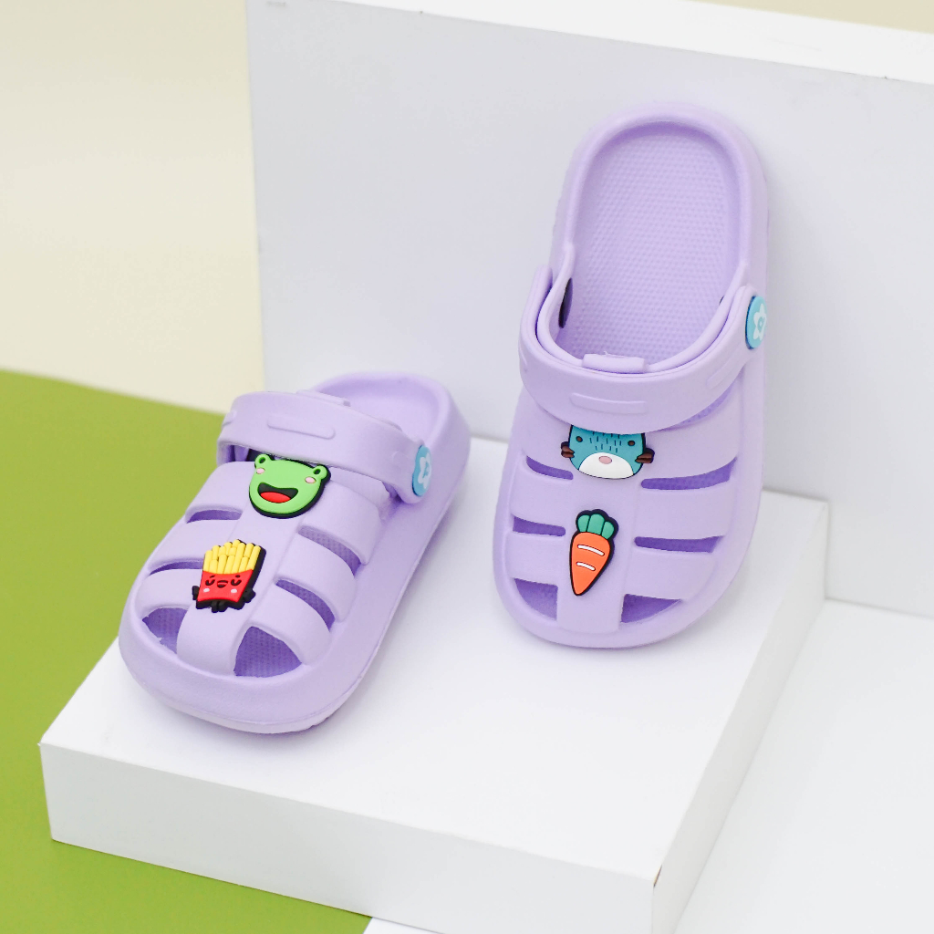 3047K Leveling  - Sandal Anak Perempuan Sandal Selop Lucu Sandal Anak Model Tali Belakang