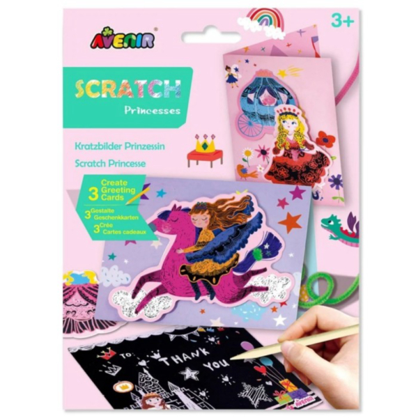 

Promo Mainan Kreatif Scratch Greeting Card Princess atau Dino Kartu Ucapan - Princess Pink Murah