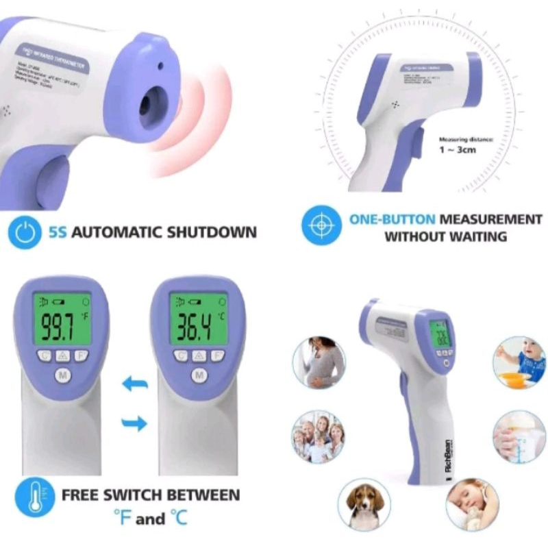 Thermometer digital infrared non contuact