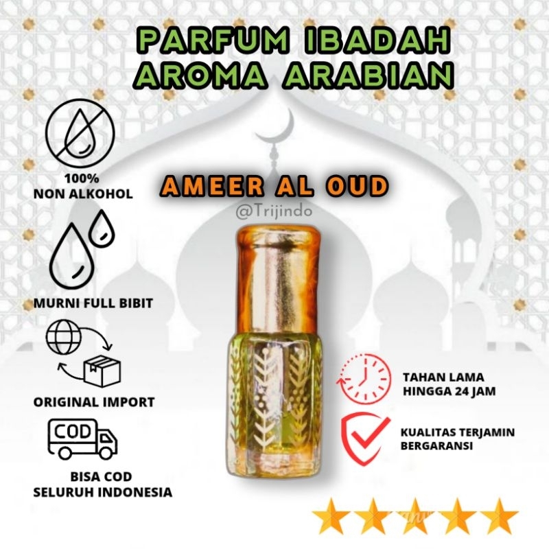 COD / Parfum ameer al oud parfum ibadah aroma arabian
