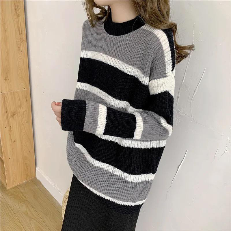 INDIRA KNITE SWEATER | SWEATER RAJUT WANITA OVERSIZE KOREAN KEKINIAN