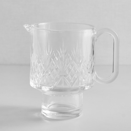 BREWSUNIQ - Reggio Gelas Cocktail Kaca 600ml Vintage | Gelas Koktail Besar Stackable untuk Cafe Bar