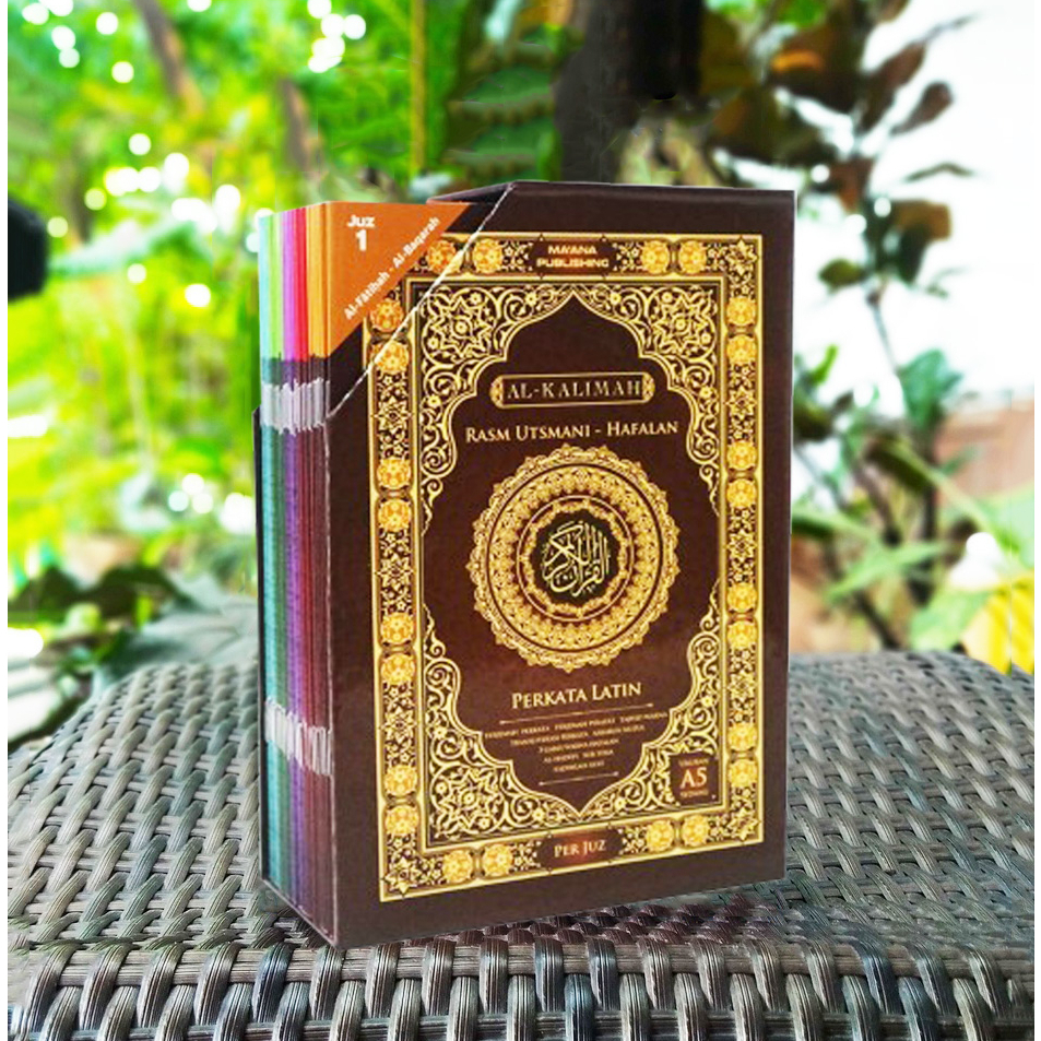 Al Quran Al Kalimah Per Juz Rasm Utsmani Terjemah Ukuran A5 Perkata Latin Al-Quran Al-Kalimah Utsman