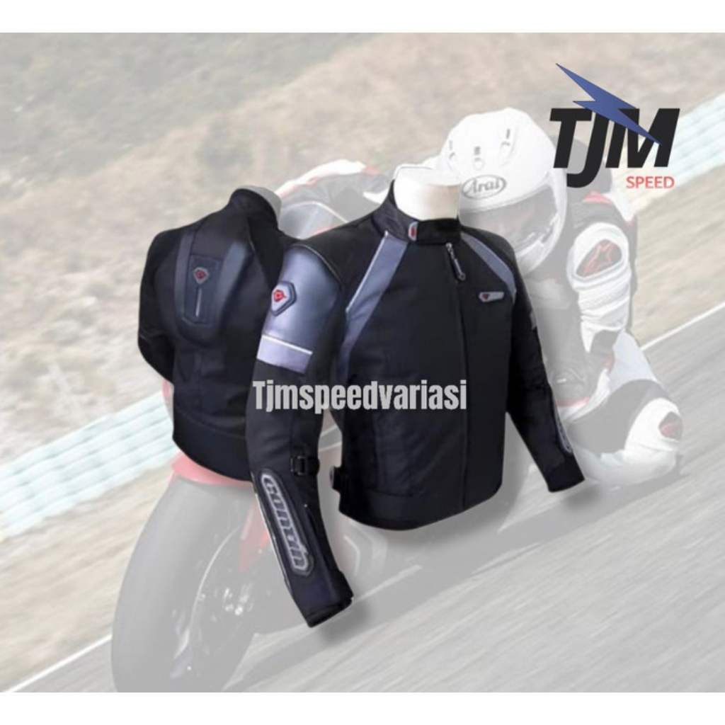 jaket touring motor contin lunatic grey