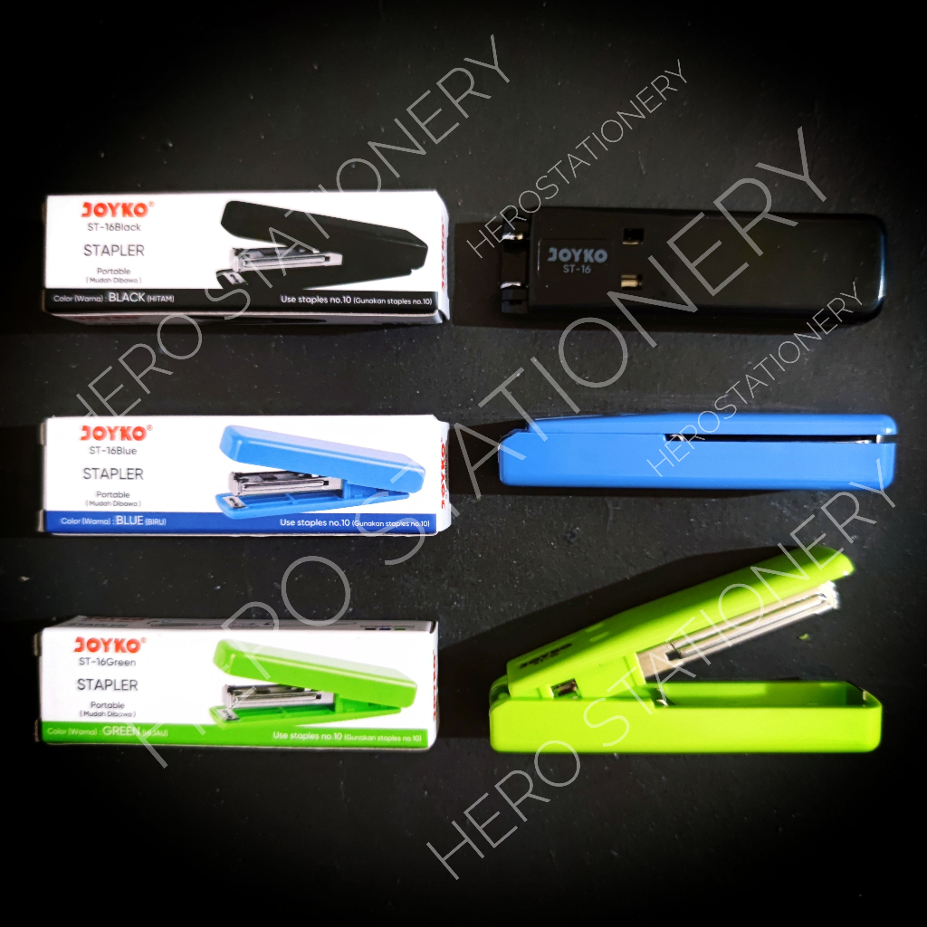 

Joyko stapler stepler staples mini portable ST-16