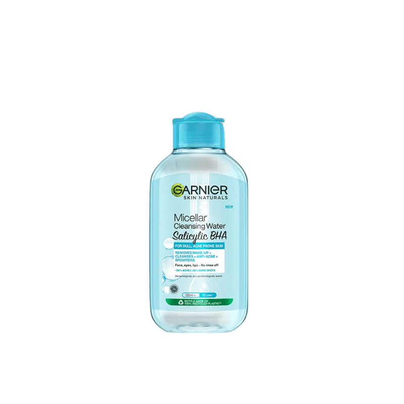 Garnier Micellar Water 125 ml - Pembersih Wajah (Biru)