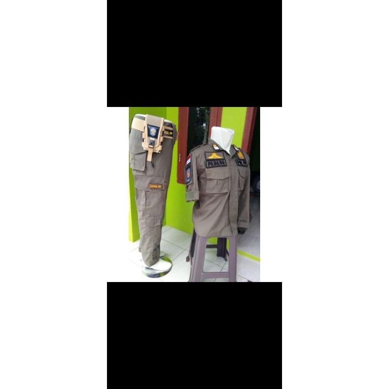 seragam PDL satpol PP full atribut