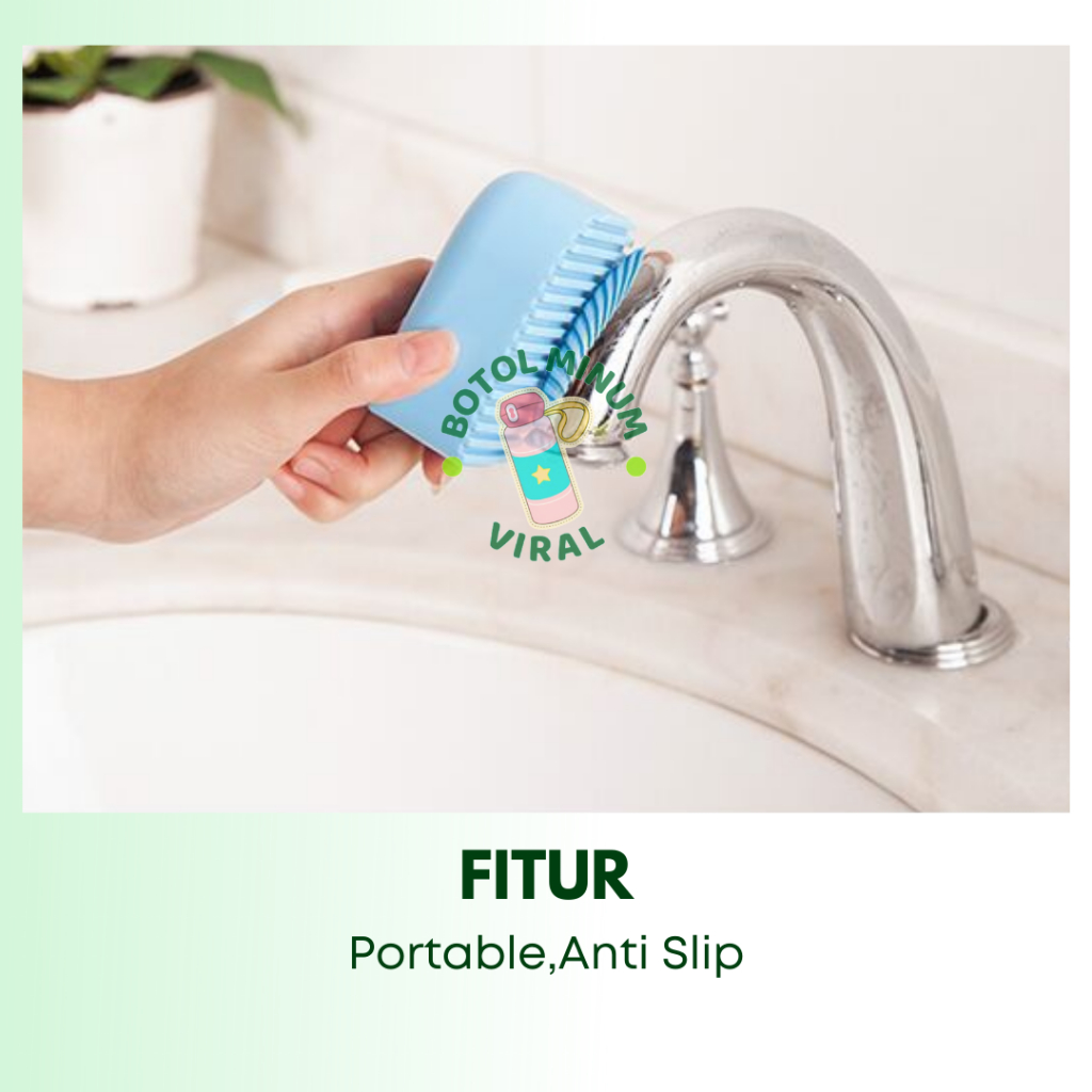 Sikat Cuci Baju Lembut Silikon Serbaguna