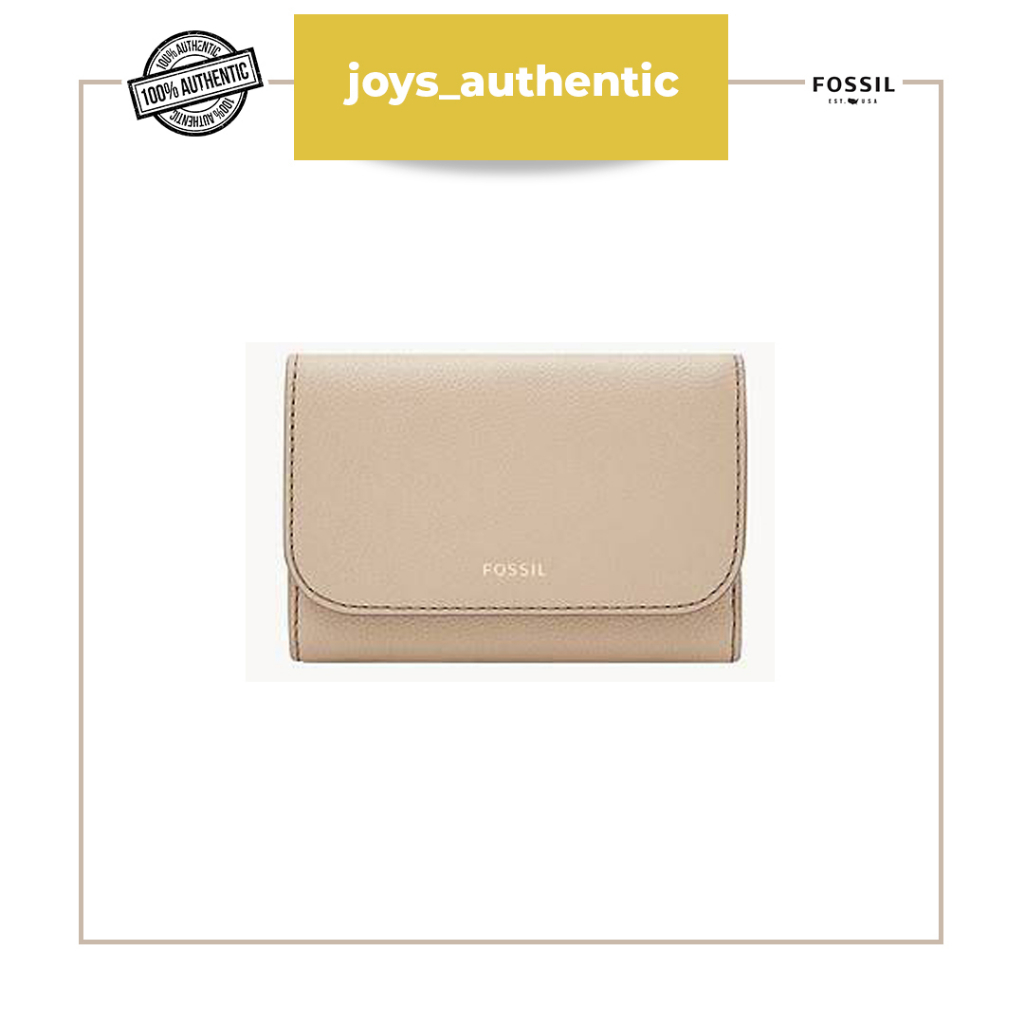 Dompet Wanita Fossil Astrid Multifunction Wallet Graystone Woman Wallet Authentic Original