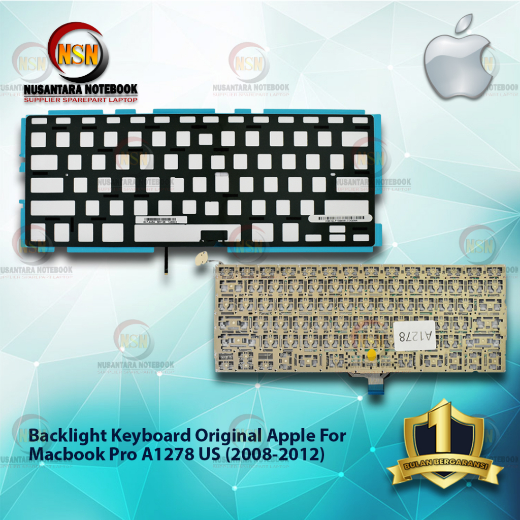 Backlight + Keyboard Apple Macbook A1278 2008 -2012