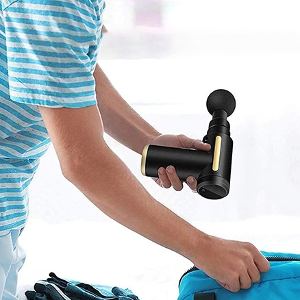 Alat Pijat Getar Elektrik Seluruh Badan 4 in 1 / Massage Gun (Pistol pijat otot jaringan dalam)