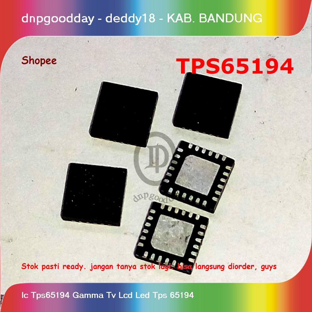 Ic Tps65194 Gamma Tv Lcd Led Tps 65194