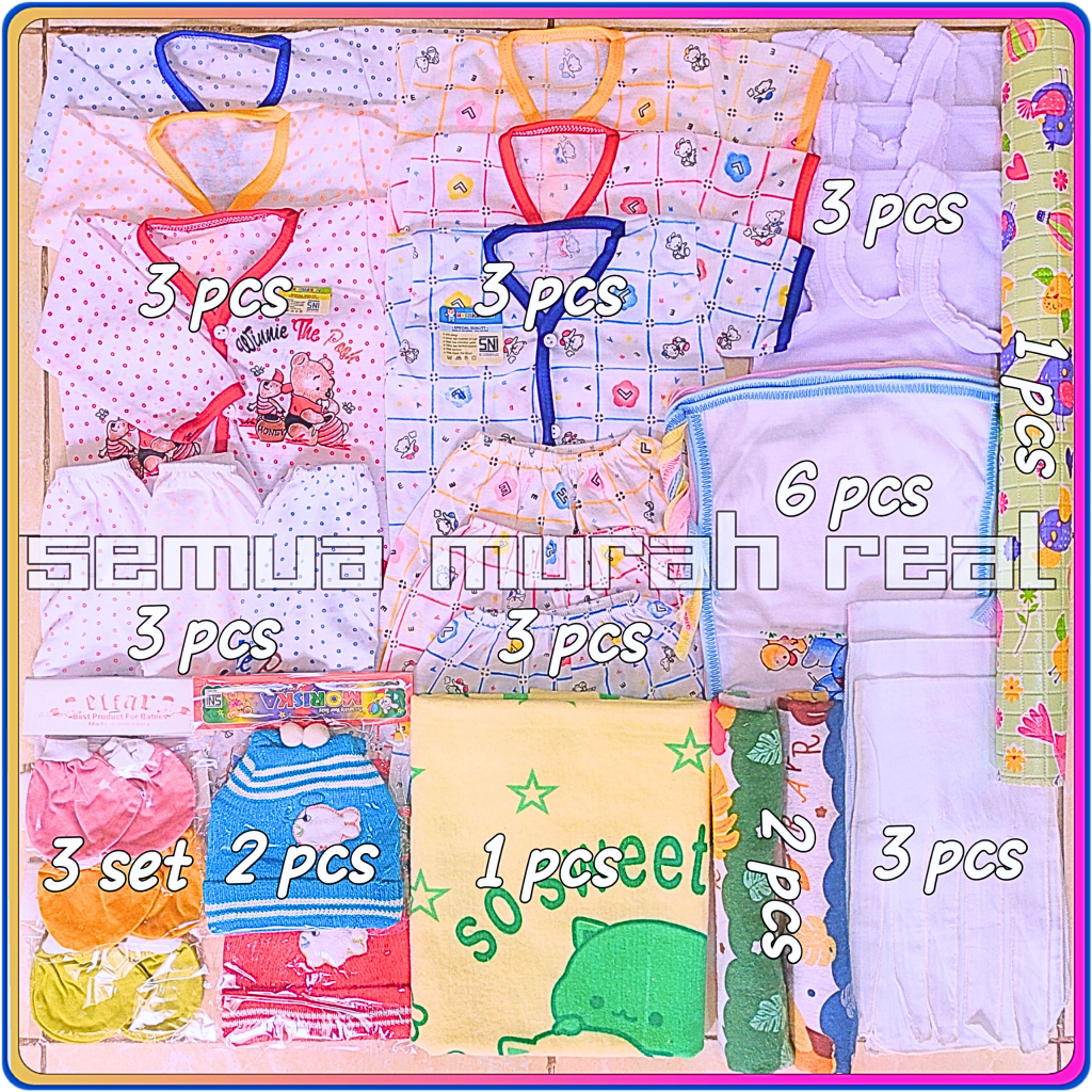 Perlengkapan Bayi Baru Lahir Set Baju Bayi Newborn Paket Hemat Lengkap Dan Komplet Satu Set Perlengk