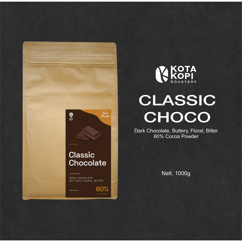 

Kota Kopi Roastery - Classic Chocolate Cocoa Powder Coklat Bubuk 1000gram