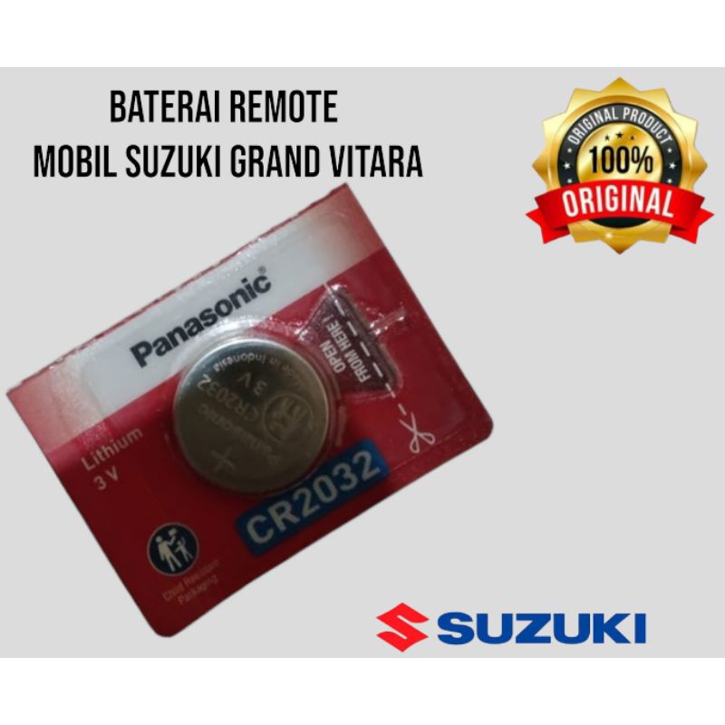 Baterai Remote Keyles Mobil Suzuki Grand Vitara Asli Original