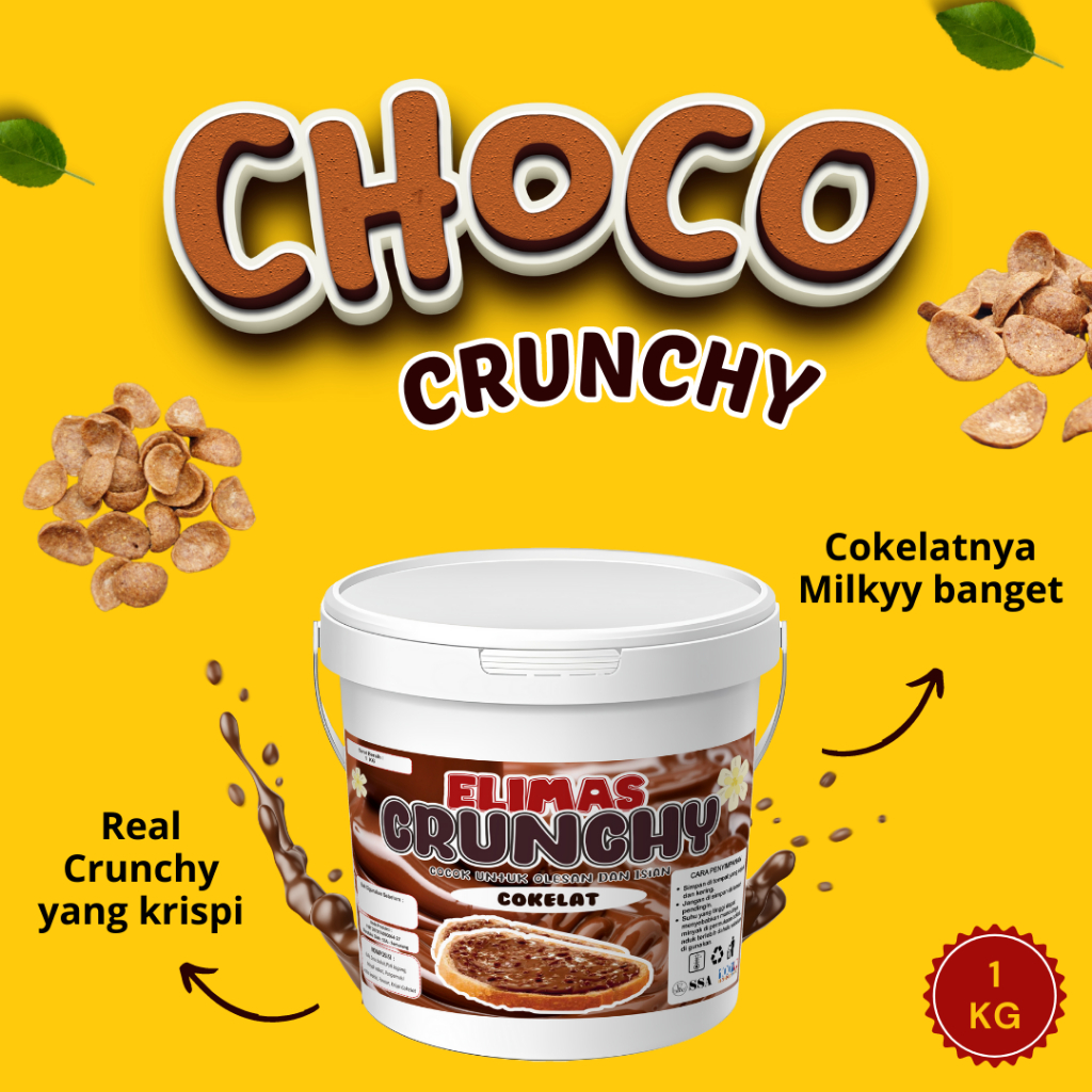 5 Kg Cokelat Crunchy, Spread, Choco Ball, Pasta