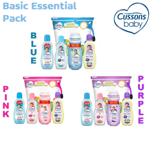 CUSSONS BABY Travel Essential Pack, Basic Essentiap Pack, Fun Bathing Essential Pack, dan Complete Essential Pack